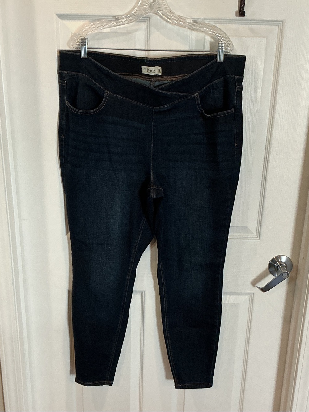 M Jeans by Maurices Dark Blue Pull-On Jeans